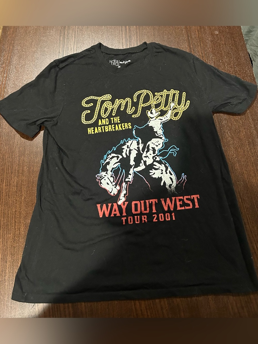 Black "Way Out West" Tom Petty Tour T‑Shirt